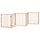 Barrière de sécurité pliable pour chien 300 cm - Bois - 34% de remise