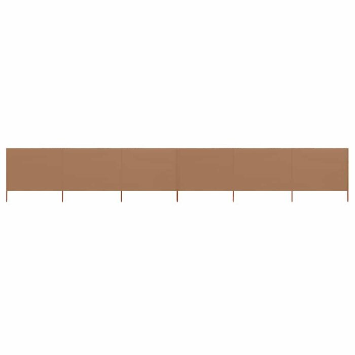Paravent de jardin 6 panneaux 800x160 cm Taupe - 34% de remise