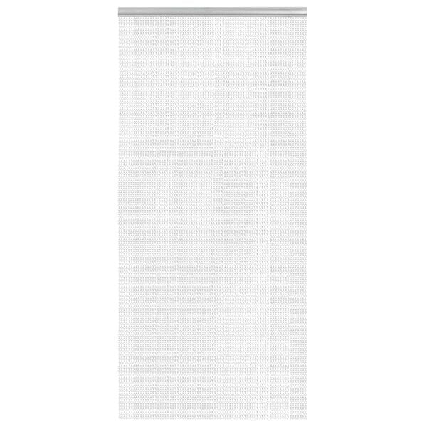 Rideau de porte à chaînettes alu 100x226 cm argent - 34% de remise