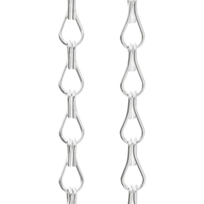 Rideau de porte à chaînettes alu 100x226 cm argent - 34% de remise
