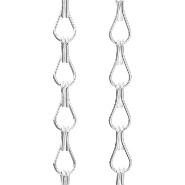 Rideau de porte à chaînettes alu 100x226 cm argent - 34% de remise
