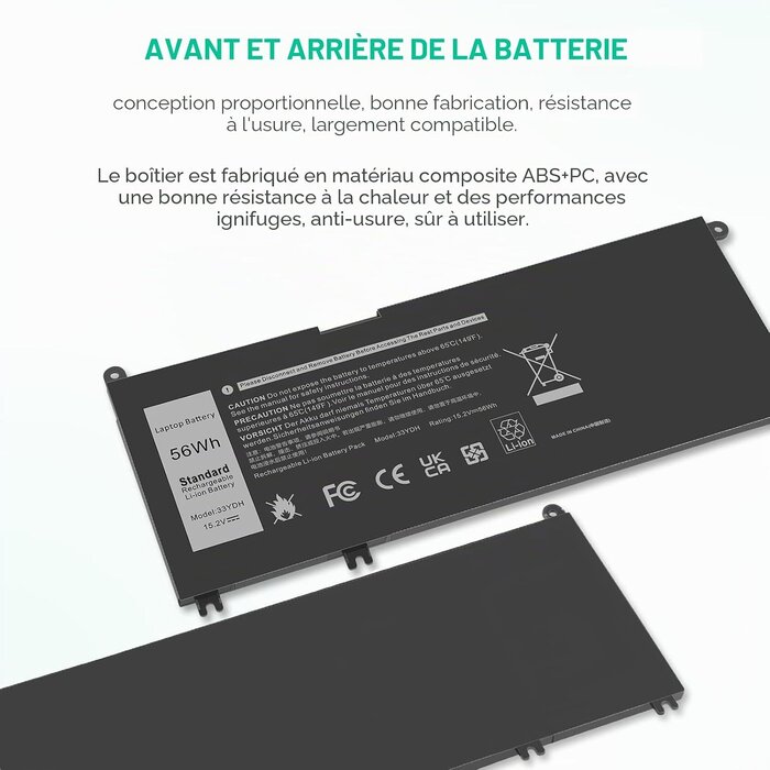 Batterie PC Portable Dell Inspiron 17 7000 / 15 7577 - 31% de remise