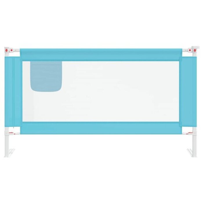 Barrière de lit enfant 150x25 cm bleue - 33% de remise
