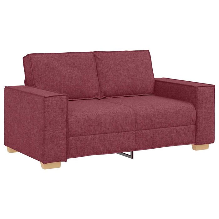 Canapé 2 places bordeaux - 160 cm - 35% de remise