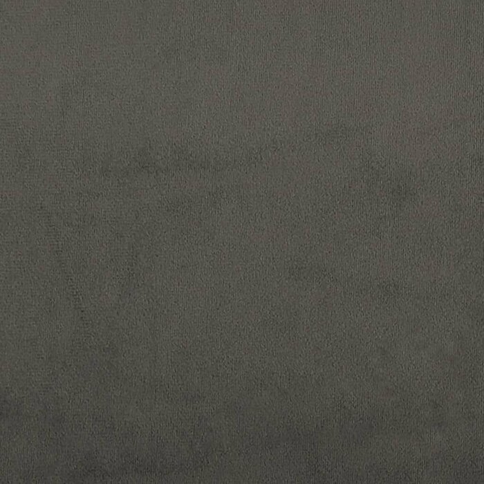 Cadre de lit 180x200 cm velours gris foncé - 34% de remise