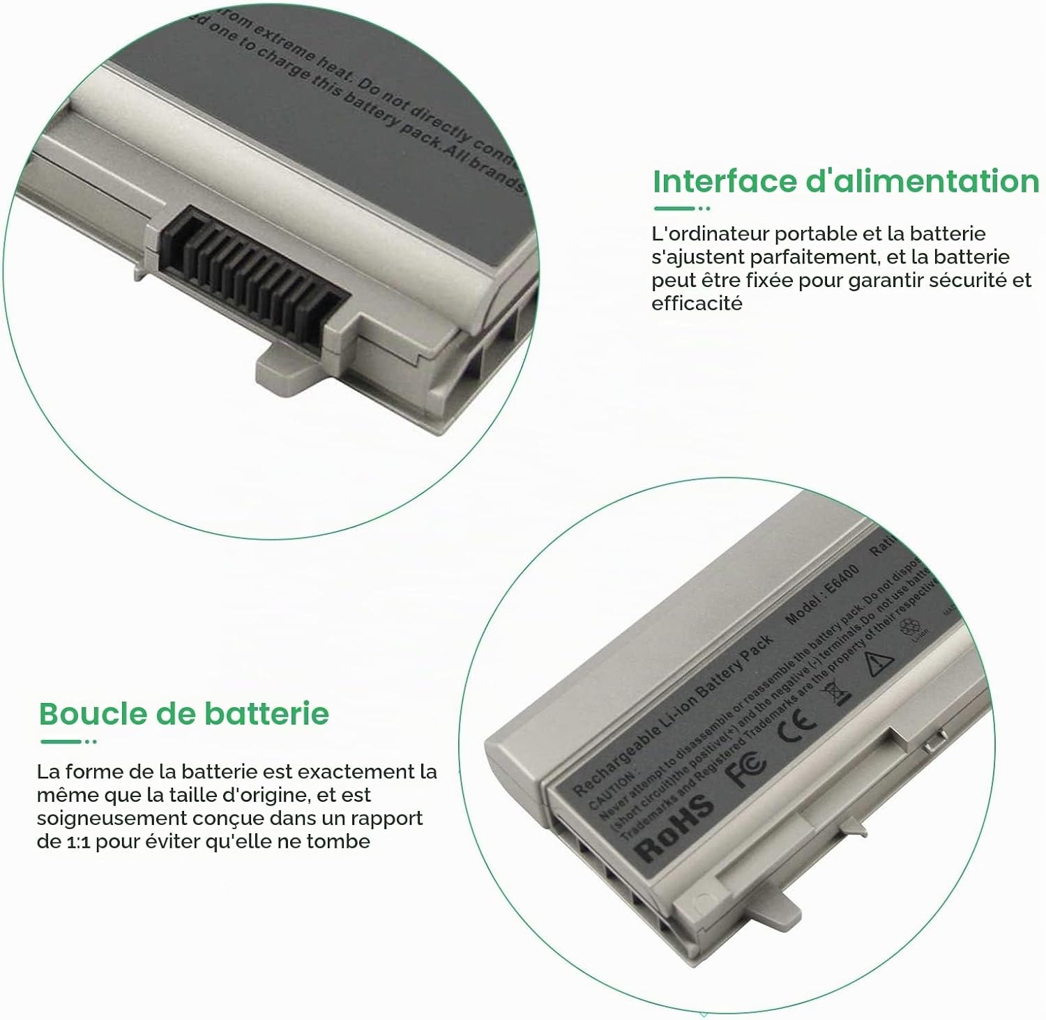 Batterie PC Portable Dell Latitude et Precision 7800 mAh - 29% de remise