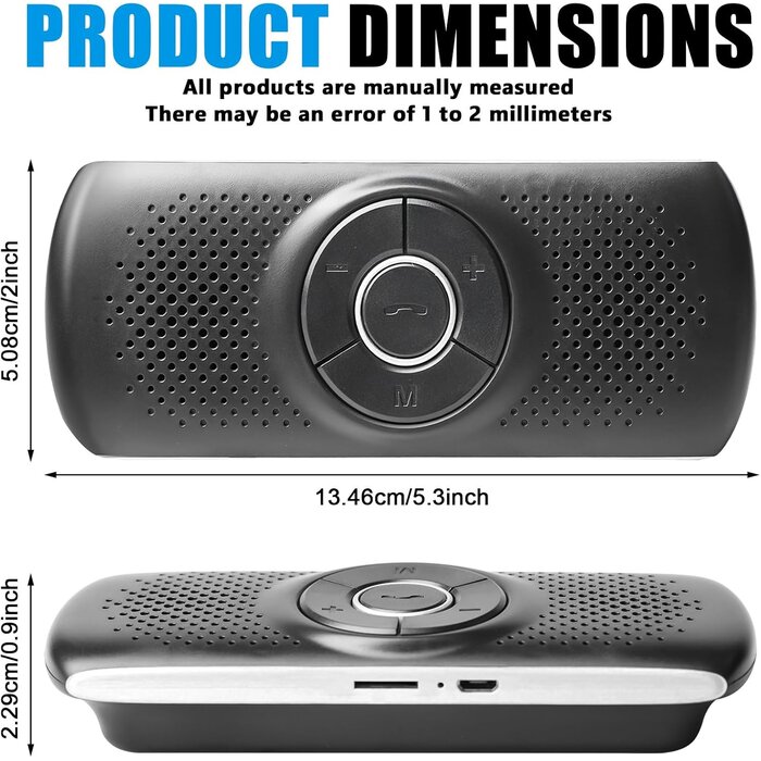 Kit Mains Libres Bluetooth Voiture - 29% de remise - État Déballé