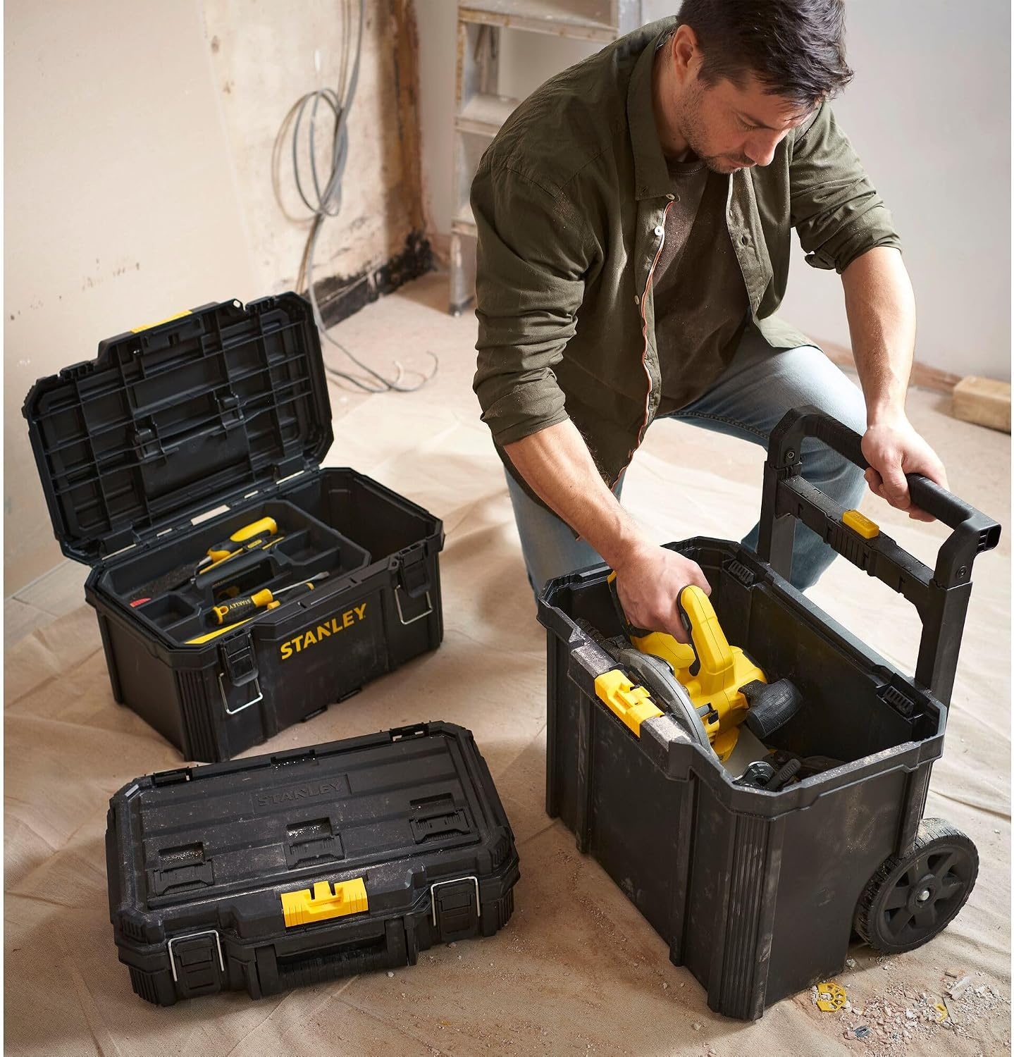 Atelier mobile 3-en-1 modulaire avec roues - 34% de remise