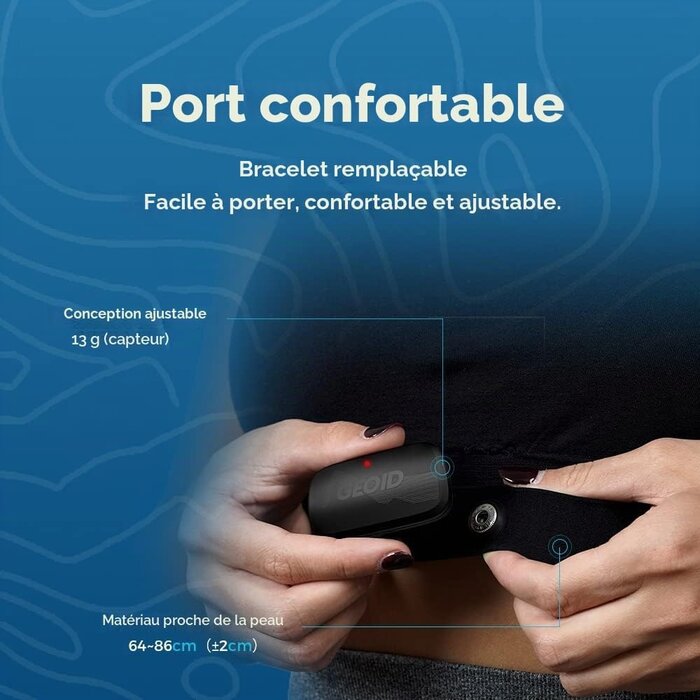 Ceinture cardio Bluetooth et ANT+ - 30% de remise