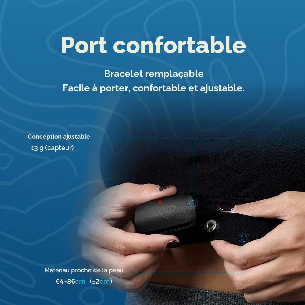 Ceinture cardio Bluetooth et ANT+ - 30% de remise