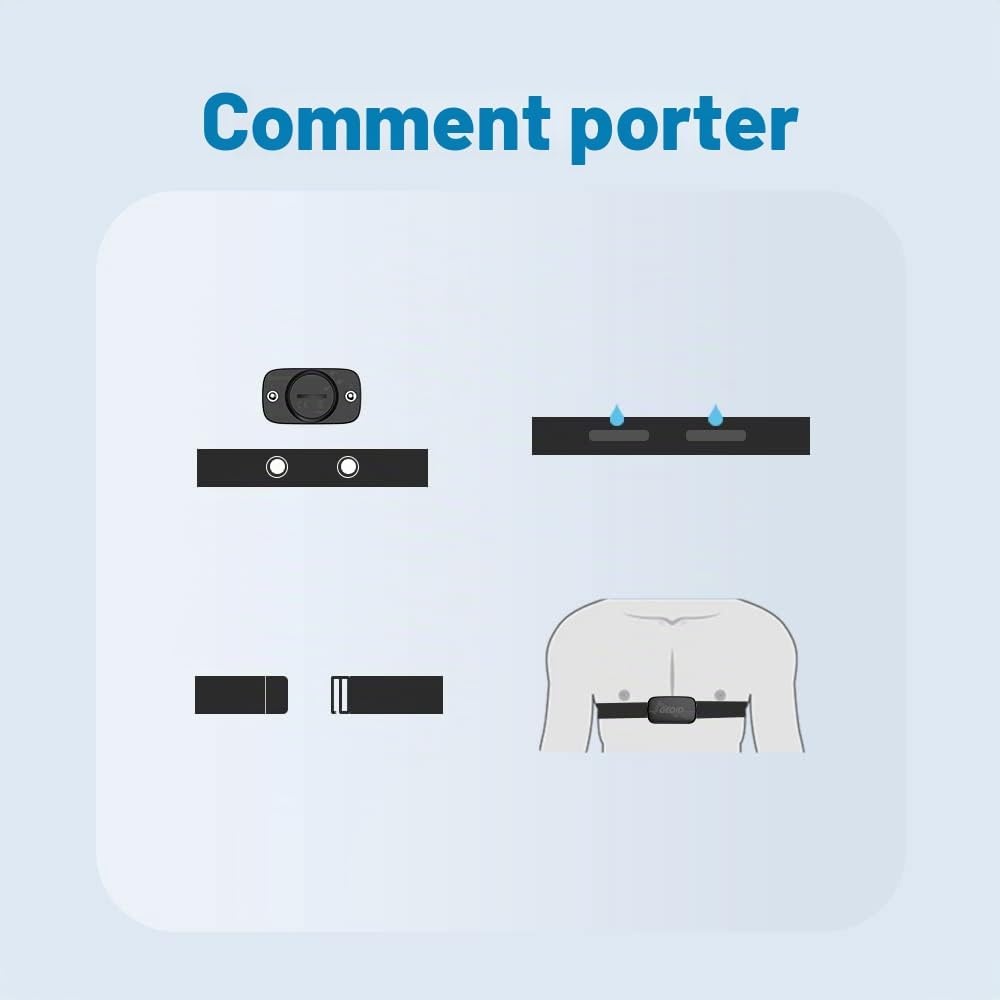 Ceinture cardio Bluetooth et ANT+ - 30% de remise