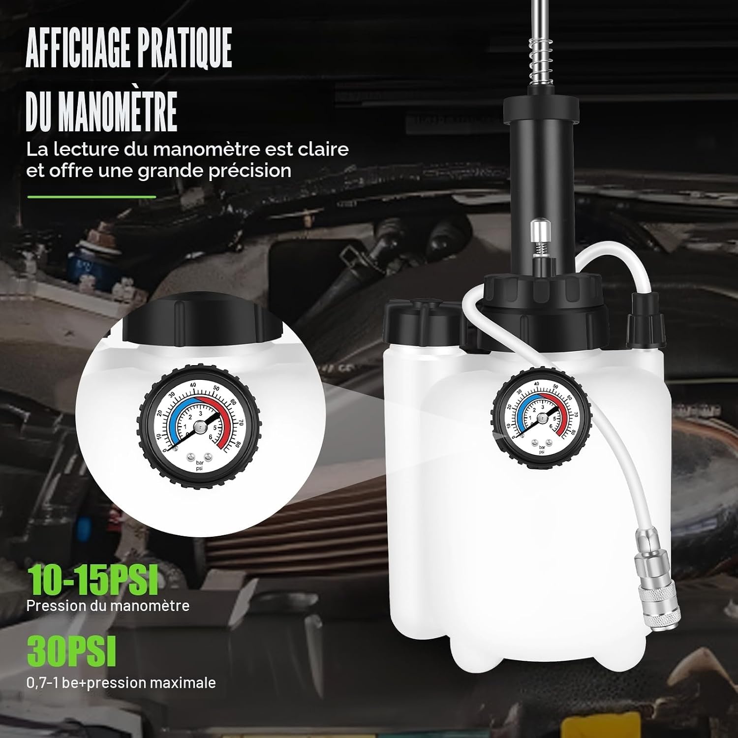 Kit de purge de liquide de frein 3L - Adaptateur 45mm - 32% de remise