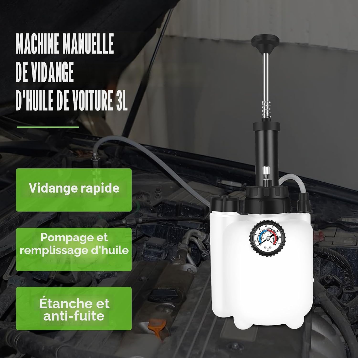 Kit de purge de liquide de frein 3L - Adaptateur 45mm - 32% de remise