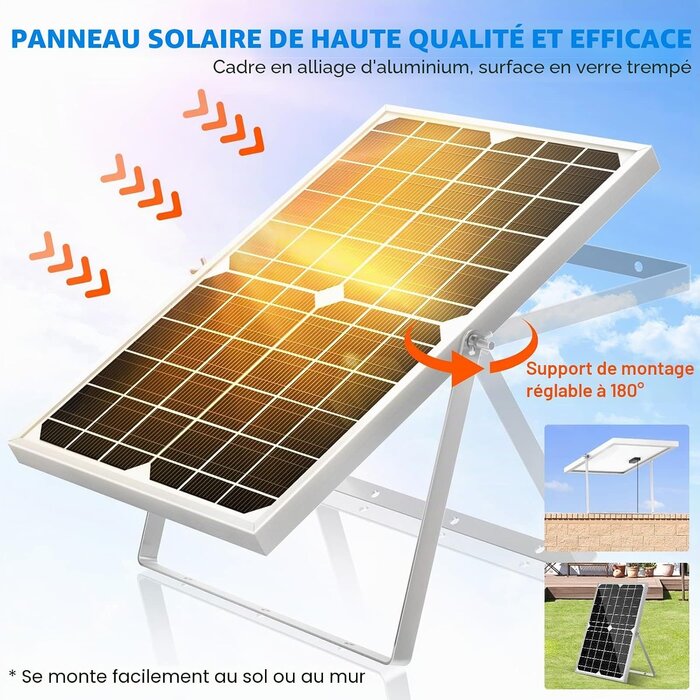 Pompe de fontaine solaire 15W 720L/H - 33% de remise