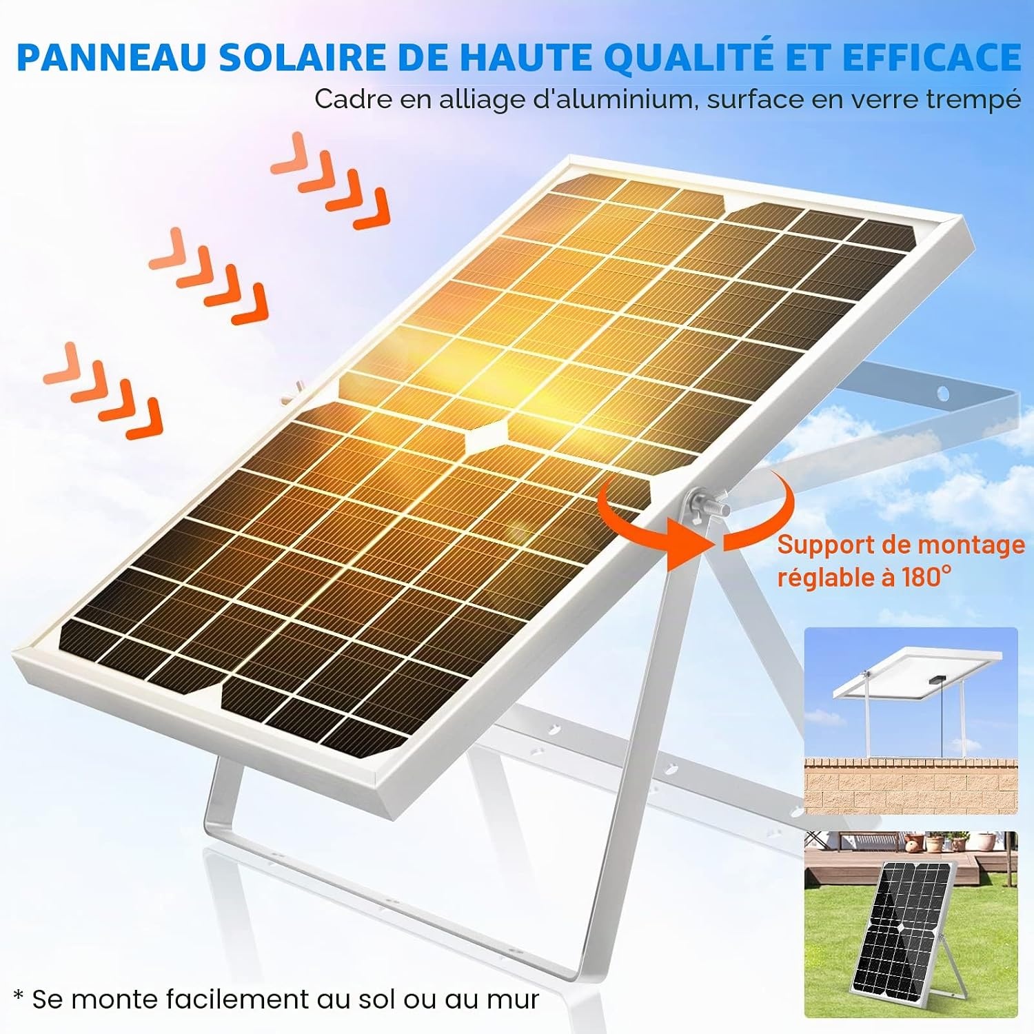 Pompe de fontaine solaire 15W 720L/H - 33% de remise