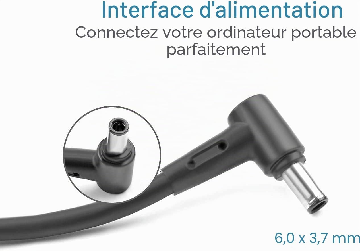 Chargeur PC Portable 230W 19,5V 11,8A - Connecteur 6,0x3,7mm - 34% de remise