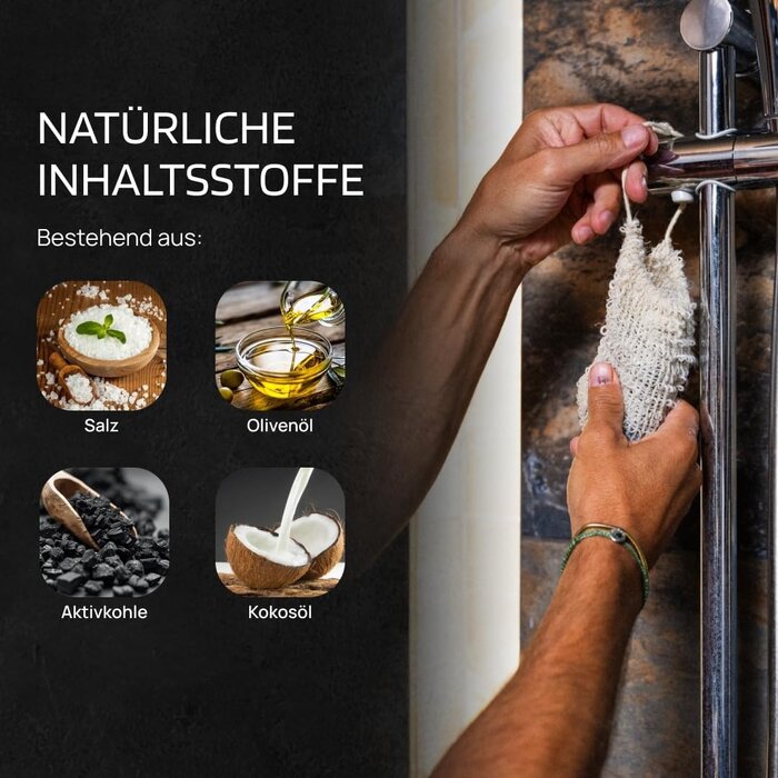 Kit d'essai savons solides pour homme - 4 pièces - 33% de remise