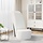 Fauteuil lounge escarpin en similicuir blanc - 35% de remise