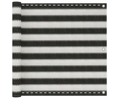 Vidaxl Brise-vue balcon 90x600 cm anthracite/blanc - 41% de remise