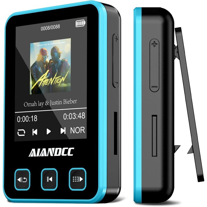 Lecteur MP3 Sport 32 Go avec Bluetooth 5.3 - Noir - 31% de remise