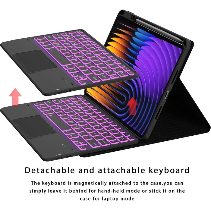 Étui clavier pour Xiaomi Pad 7 / 7 Pro 11,2 pouces - QWERTZ - 32% de remise
