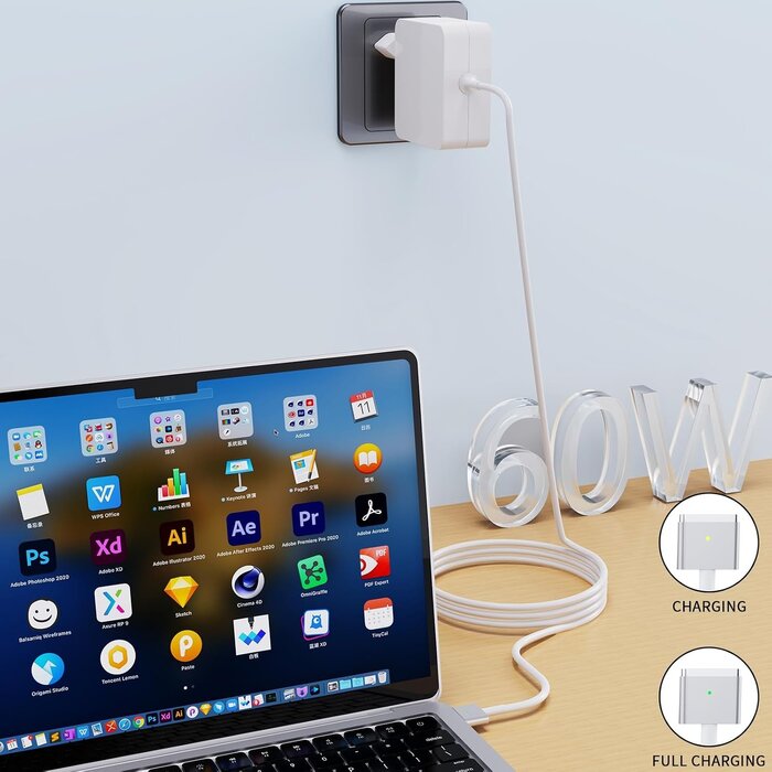 Chargeur 60W T-Tip pour MacBook Pro et Air 2012-2017 - 29% de remise
