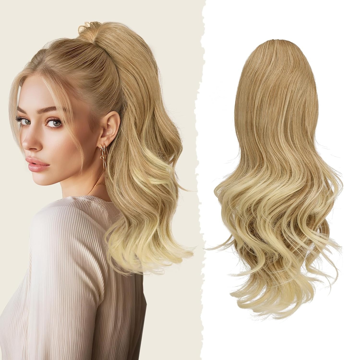 Extension queue de cheval ondulée 41cm brun foncé - 30% de remise