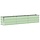 Jardinière en acier vert 240x40x45 cm - 32% de remise