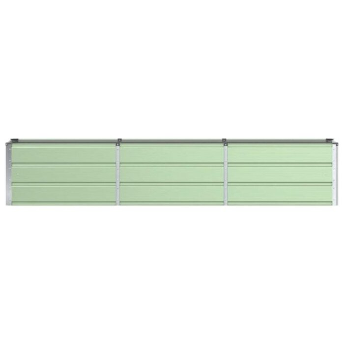 Vidaxl Jardinière en acier vert 240x40x45 cm - 32% de remise