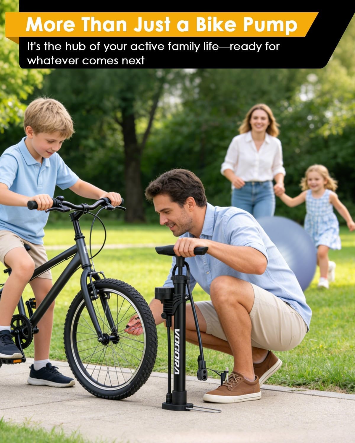 Pompe à pied vélo manomètre 160 PSI - Acier noir - 29% de remise