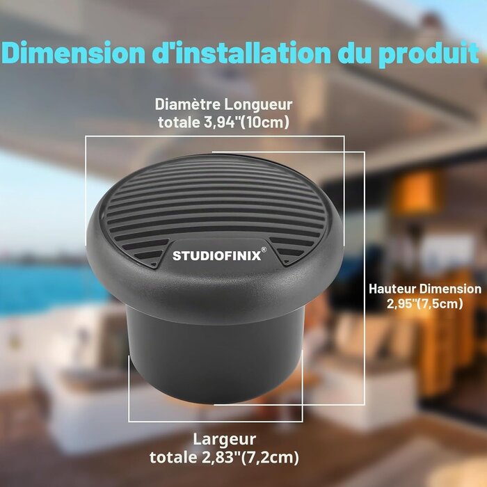 Haut-parleurs marins étanches 140W Bluetooth - 33% de remise