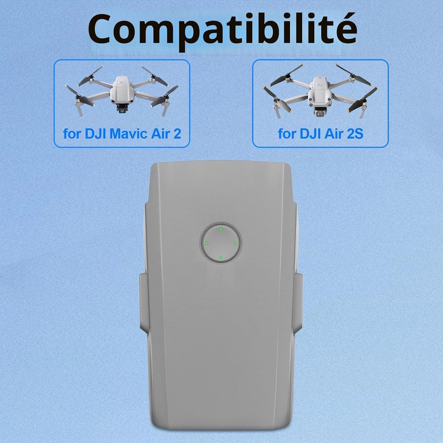 Batterie intelligente pour drone, 3500 mAh - 33% de remise