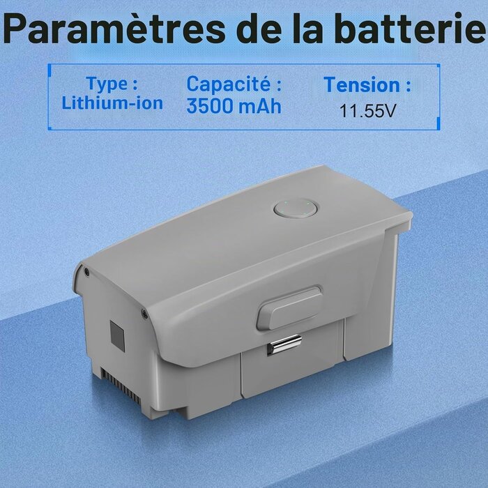 Batterie intelligente pour drone, 3500 mAh - 33% de remise