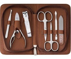 Kit manucure et pédicure 7 pièces en acier - 40% de remise