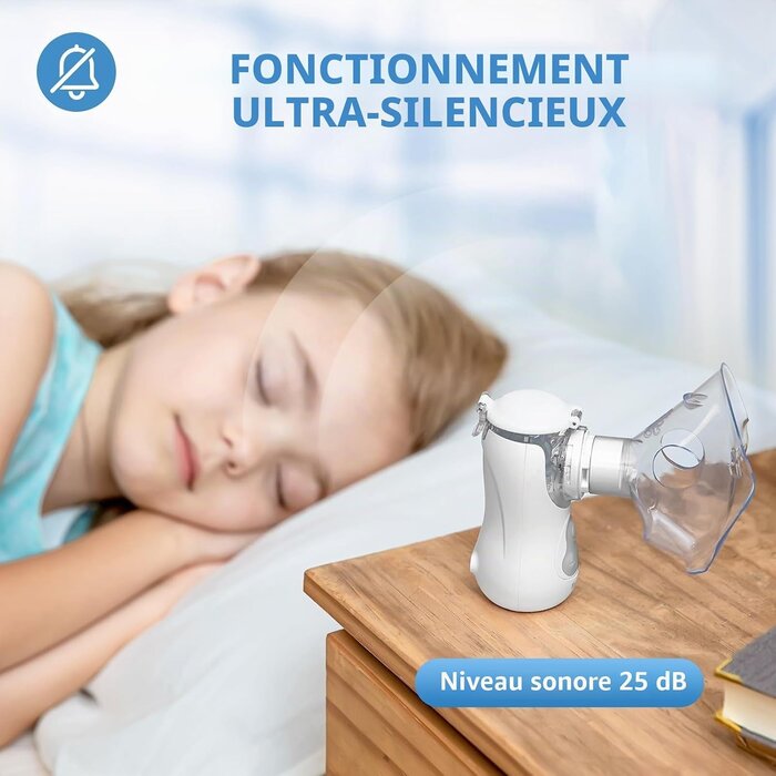Nébuliseur électrique portable, Blanc gris, Taille S - 33% de remise