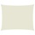 Voile d'ombrage rectangulaire 6 x 8 m crème - 34% de remise