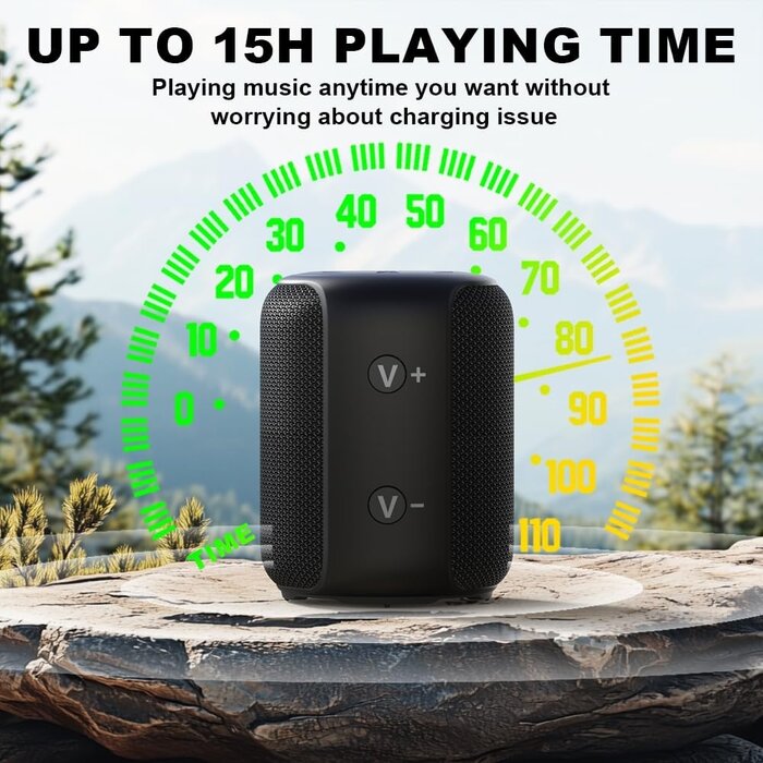 Enceinte Bluetooth Portable IPX6 - 15h d'autonomie - 30% de remise
