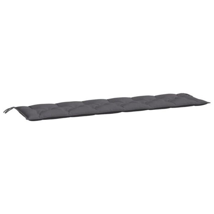 Vidaxl Lot de 2 coussins de banc 200x50 cm, Anthracite - 34% de remise