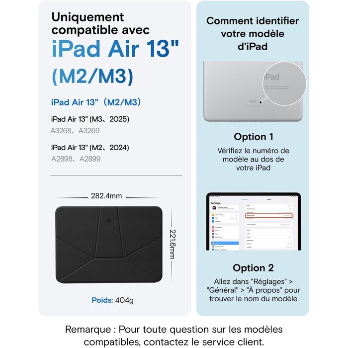 Étui Folio Magnétique iPad Air 13" - Panna Cotta - 34% de remise