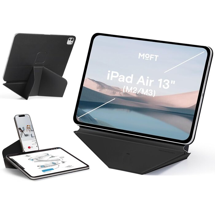 Étui folio magnétique iPad Air 13 pouces Noir - 34% de remise