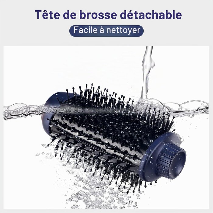 Brosse soufflante 4-en-1 ionique bleue - 1000 W - 34% de remise