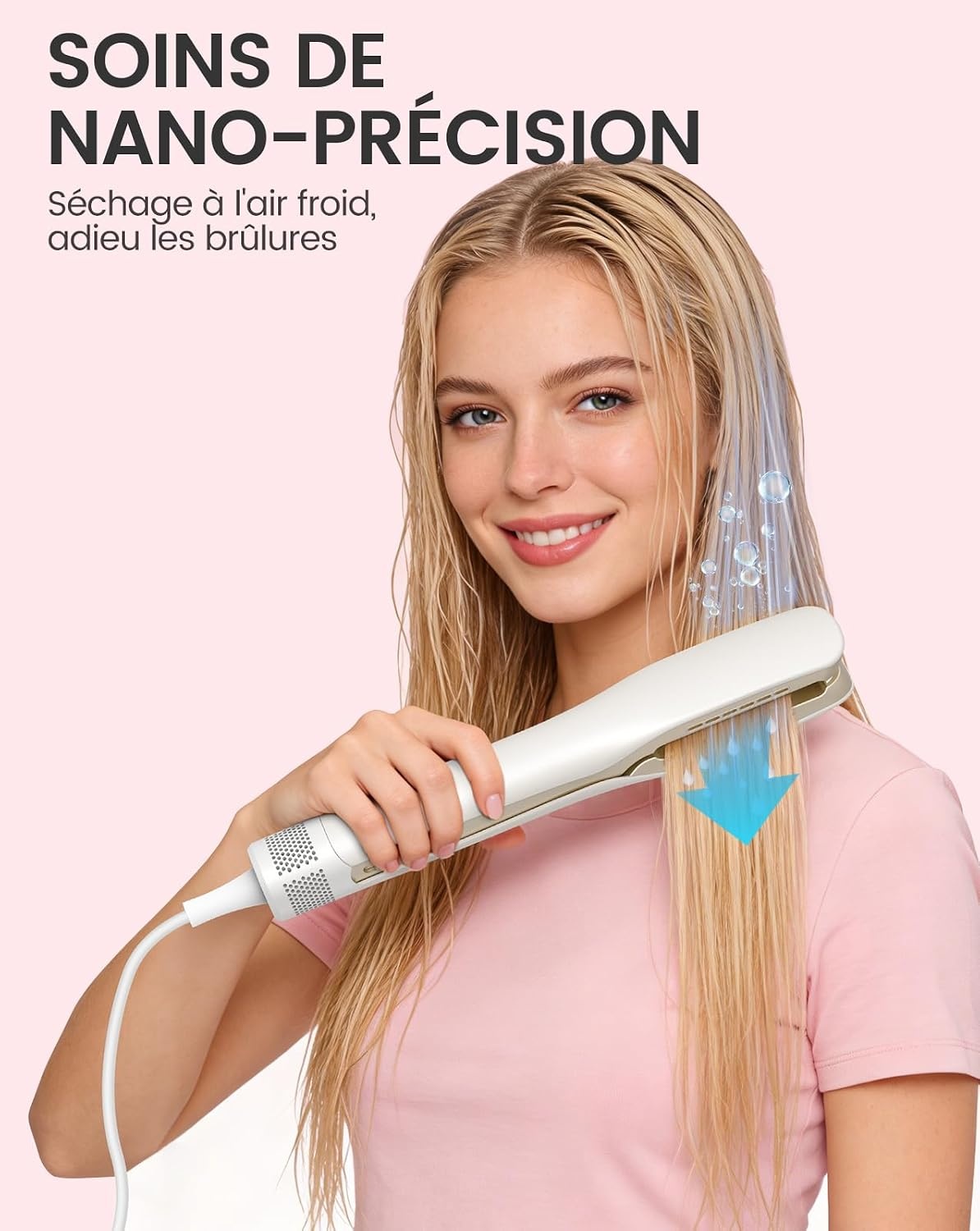 Brosse lissante à air chaud - 29% de remise