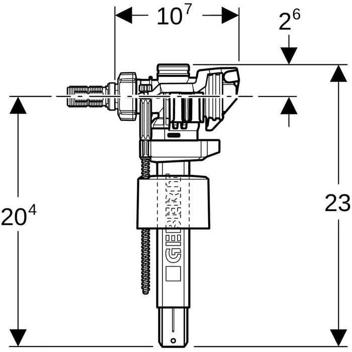Robinet flotteur 3/8" - Type 383 pour réservoir - 30% de remise