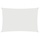 Voile d'ombrage rectangulaire 2x4m blanc - 32% de remise