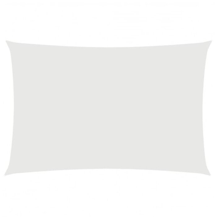 Vidaxl Voile d'ombrage rectangulaire 2x4m blanc - 32% de remise