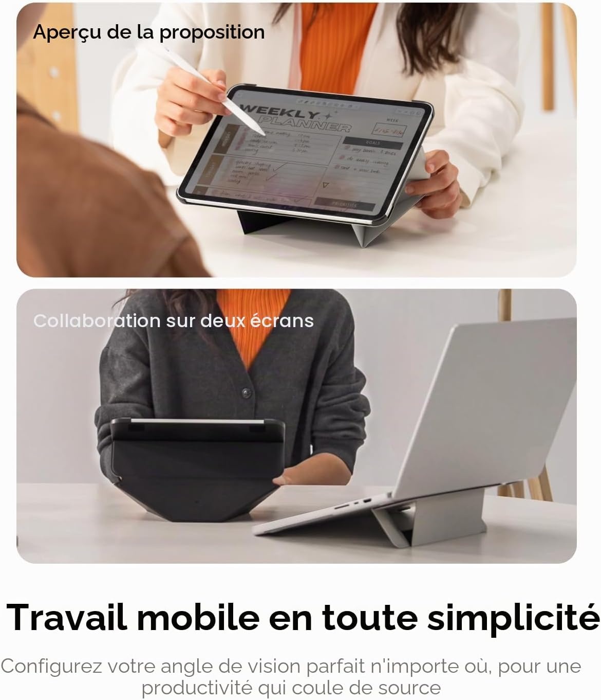 Étui folio magnétique iPad Pro 11" (2025/2024) - Noir - 33% de remise