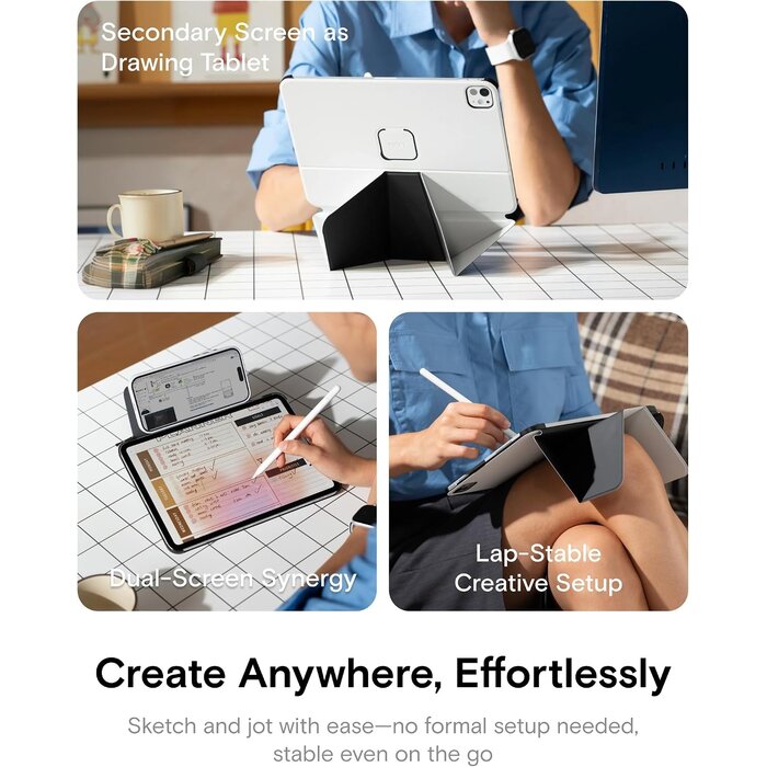 Étui folio magnétique iPad Pro 11" (2025/2024) - Noir - 33% de remise