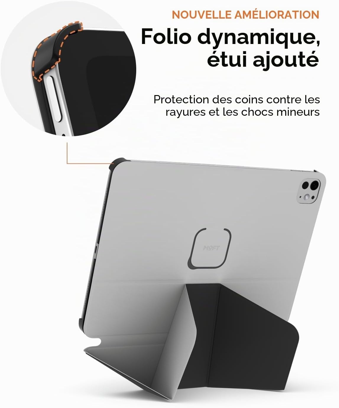 Étui folio magnétique iPad Pro 11" (2025/2024) - Noir - 33% de remise