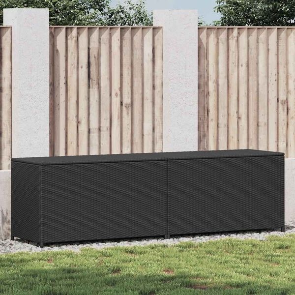Vidaxl Coffre de jardin polyrotin 200x50x60cm - 35% de remise