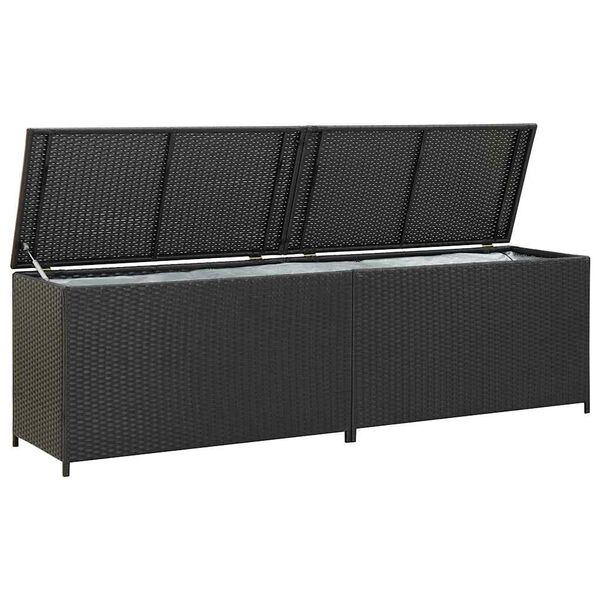 Vidaxl Coffre de jardin polyrotin 200x50x60cm - 35% de remise